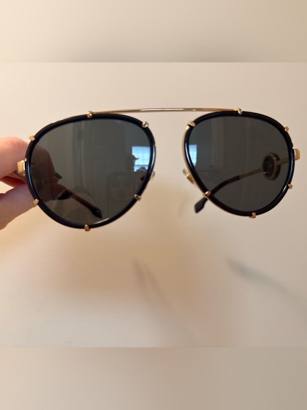 *Fire* New & Authentic Versace - Aviator Sunglasses w/ case, box, and neck strap